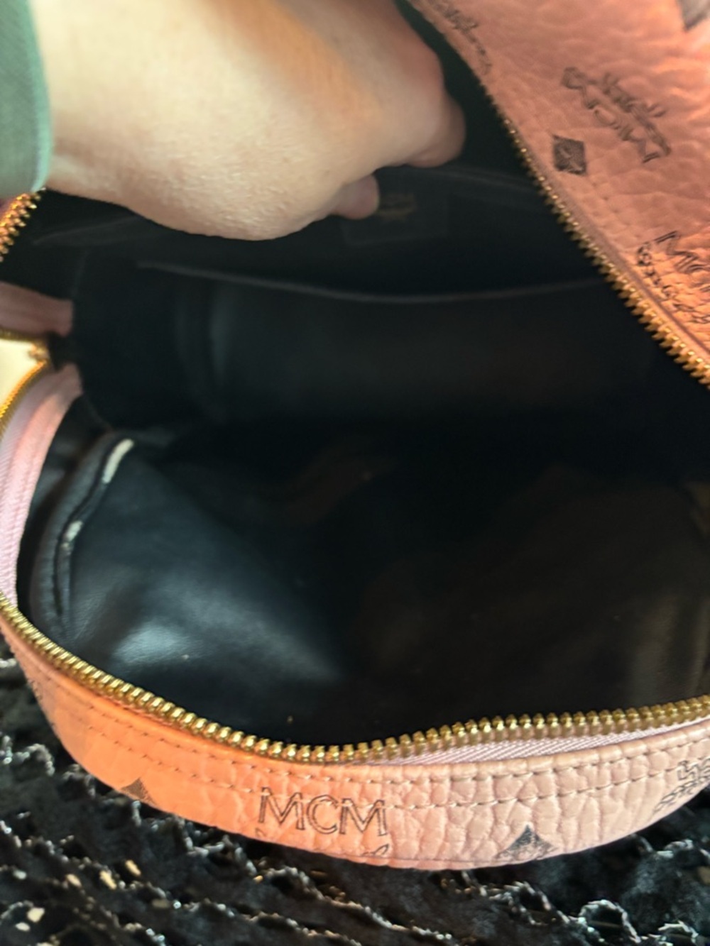 Authentic MCM Dual Stark Backpack in Soft Pink Visetos - Picture 12 of 15